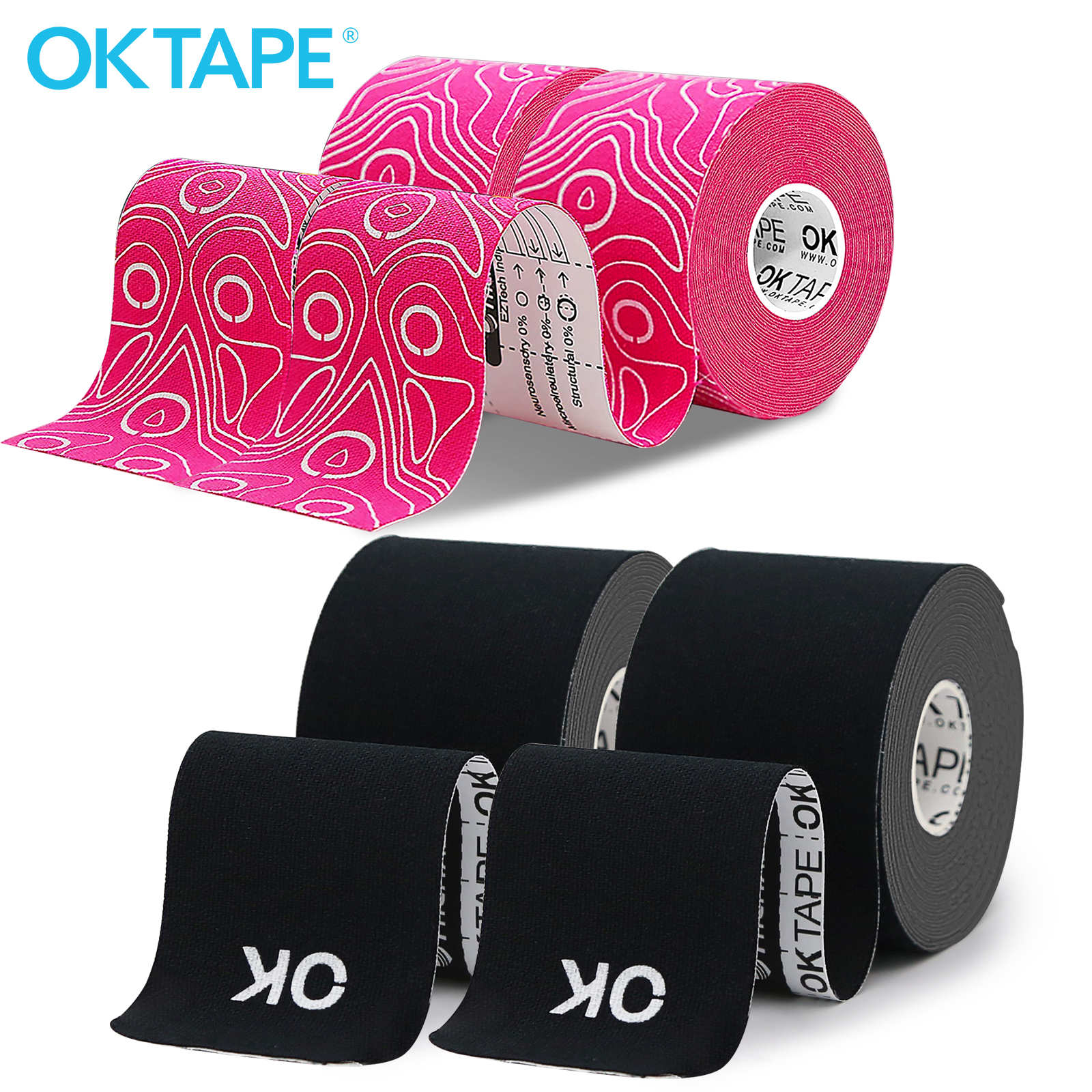 Sewing Latex - OK TAPE Kinesiology Tape 4 Rolls