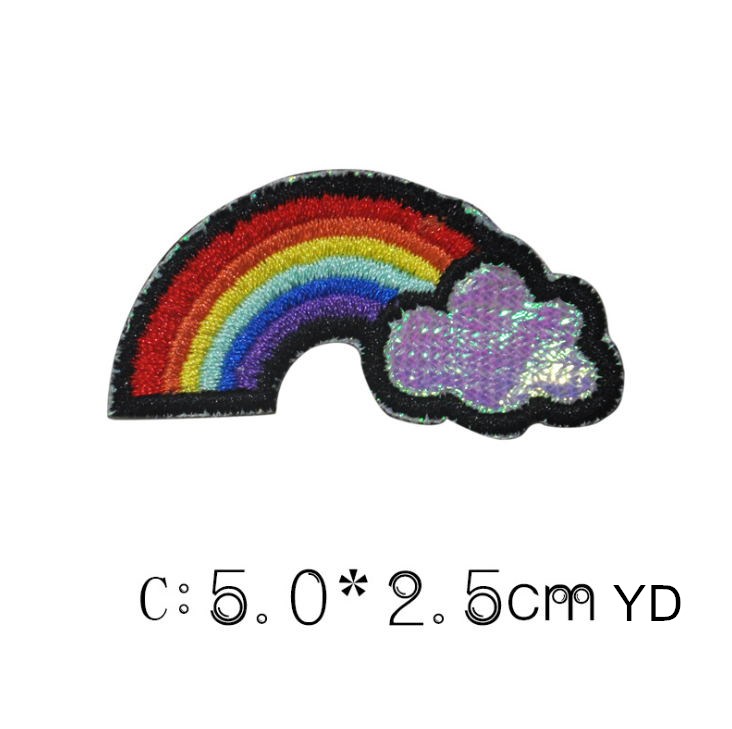 10 Pcs Rainbow Embroidered Pat – Sewing Id recenzja i cena