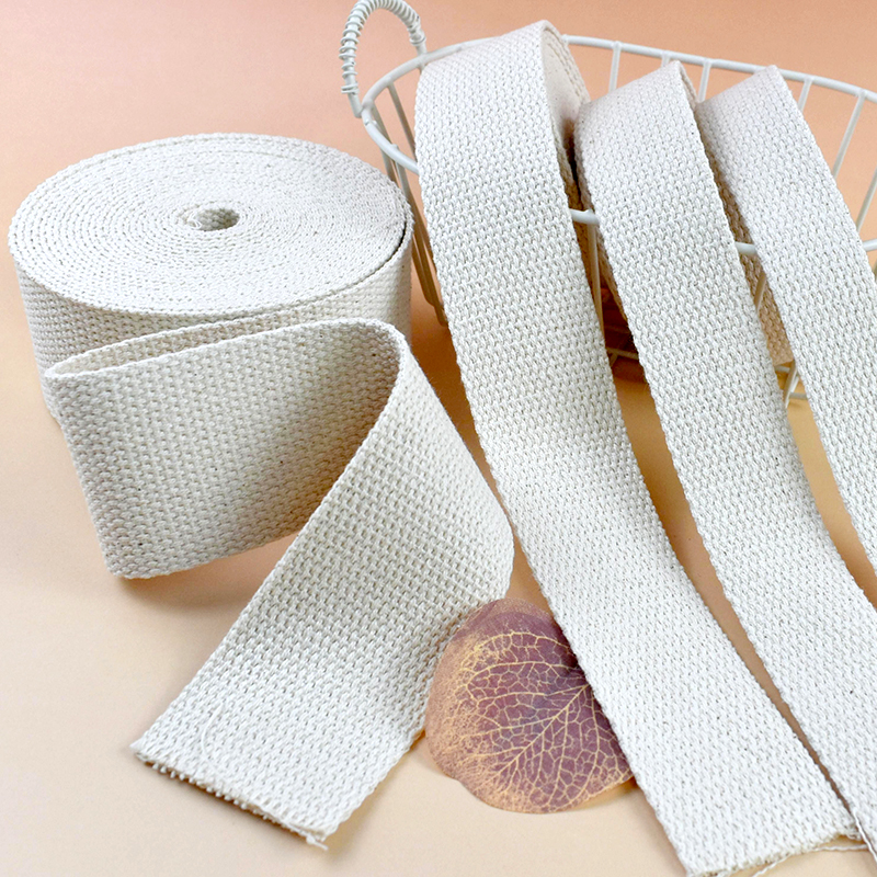 20Meters Beige Cotton Webbing  – Textile And Sewing Supply recenzja i cena