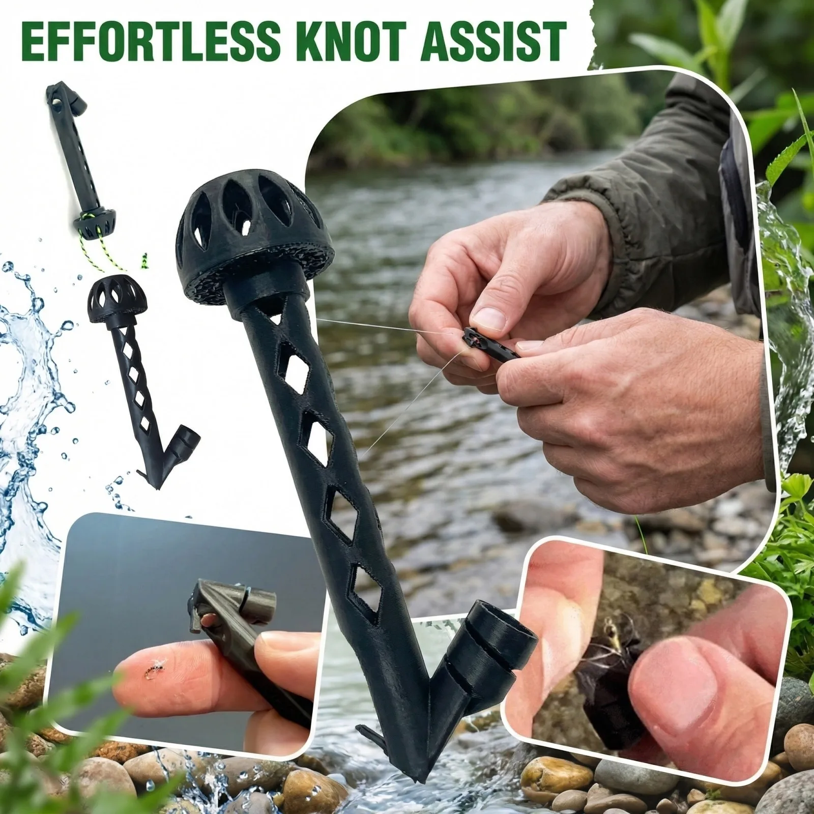 Magnetic Knot Tying Tool Flyin – Needle Threader Tool recenzja i cena