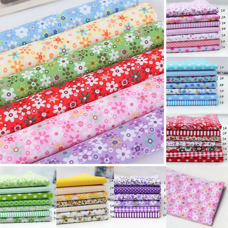 Vibrant 7 Color Patchwork Cott – Textile And Sewing Supply recenzja i cena