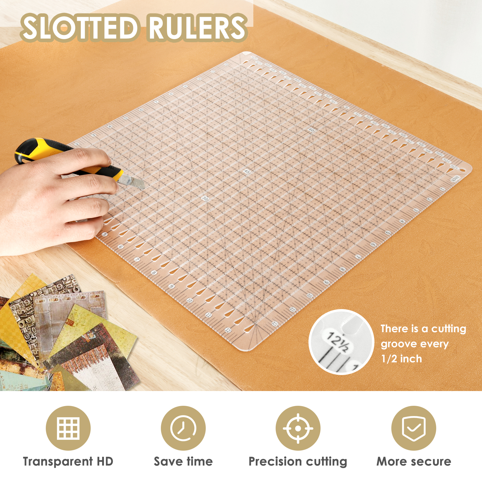 Quilting Ruler 12 x 12 Inches  – Quilting Ruler Square recenzja i cena
