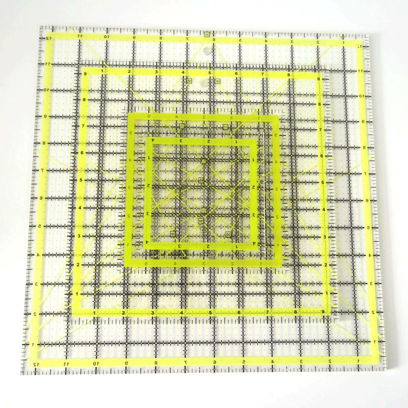 4Pcs Square Acrylic Quilting R – Quilting Ruler Square recenzja i cena