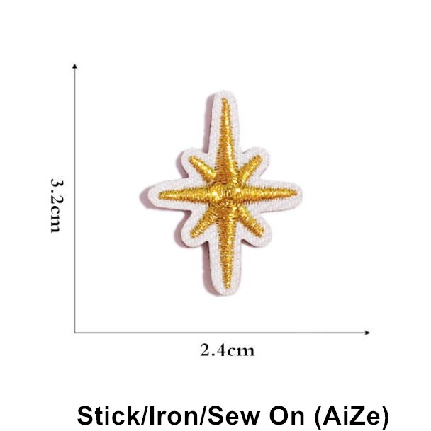 Stick Iron Sew On 10 Pcs Stars – Sewing Id recenzja i cena