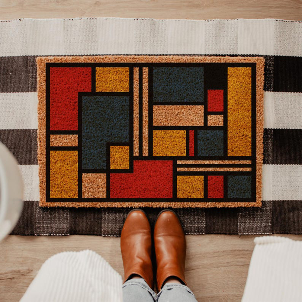 Mid Century Modern Doormat Bau – Century Textile & Sewing Supply Avenue C North Saskatoon Sk recenzja i cena