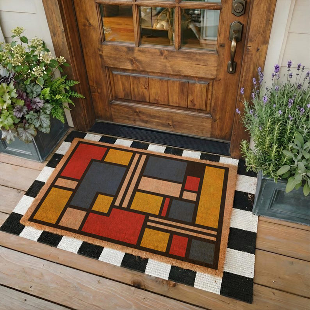 Mid Century Modern Doormat Bau – Century Textile & Sewing Supply Avenue C North Saskatoon Sk recenzja i cena