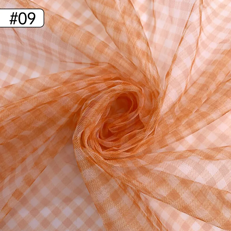 90x150cm Check Mesh Fabric Tra – Sewing Batik recenzja i cena
