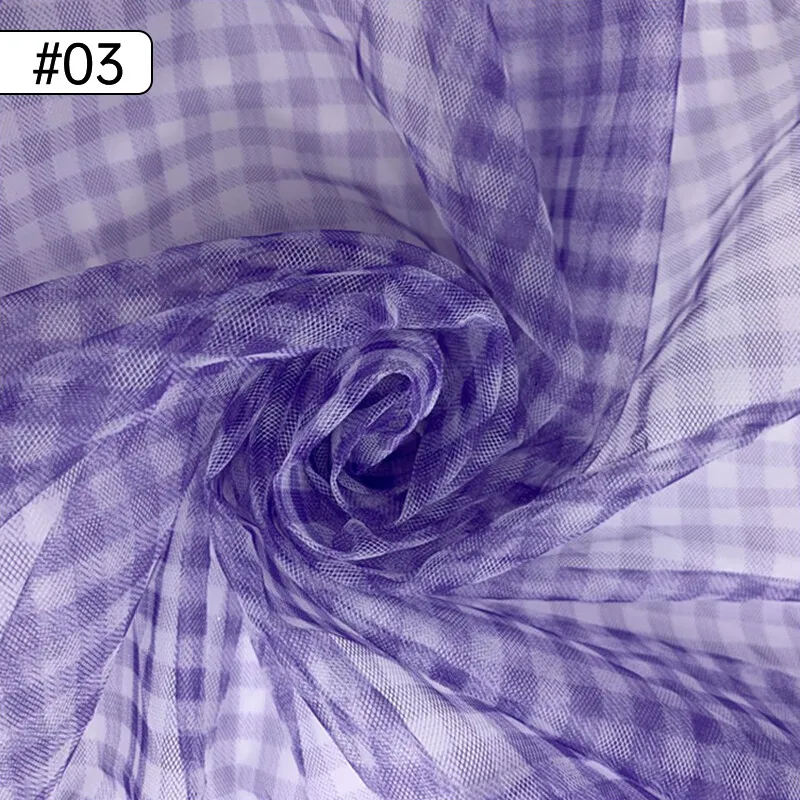 90x150cm Check Mesh Fabric Tra – Sewing Batik recenzja i cena