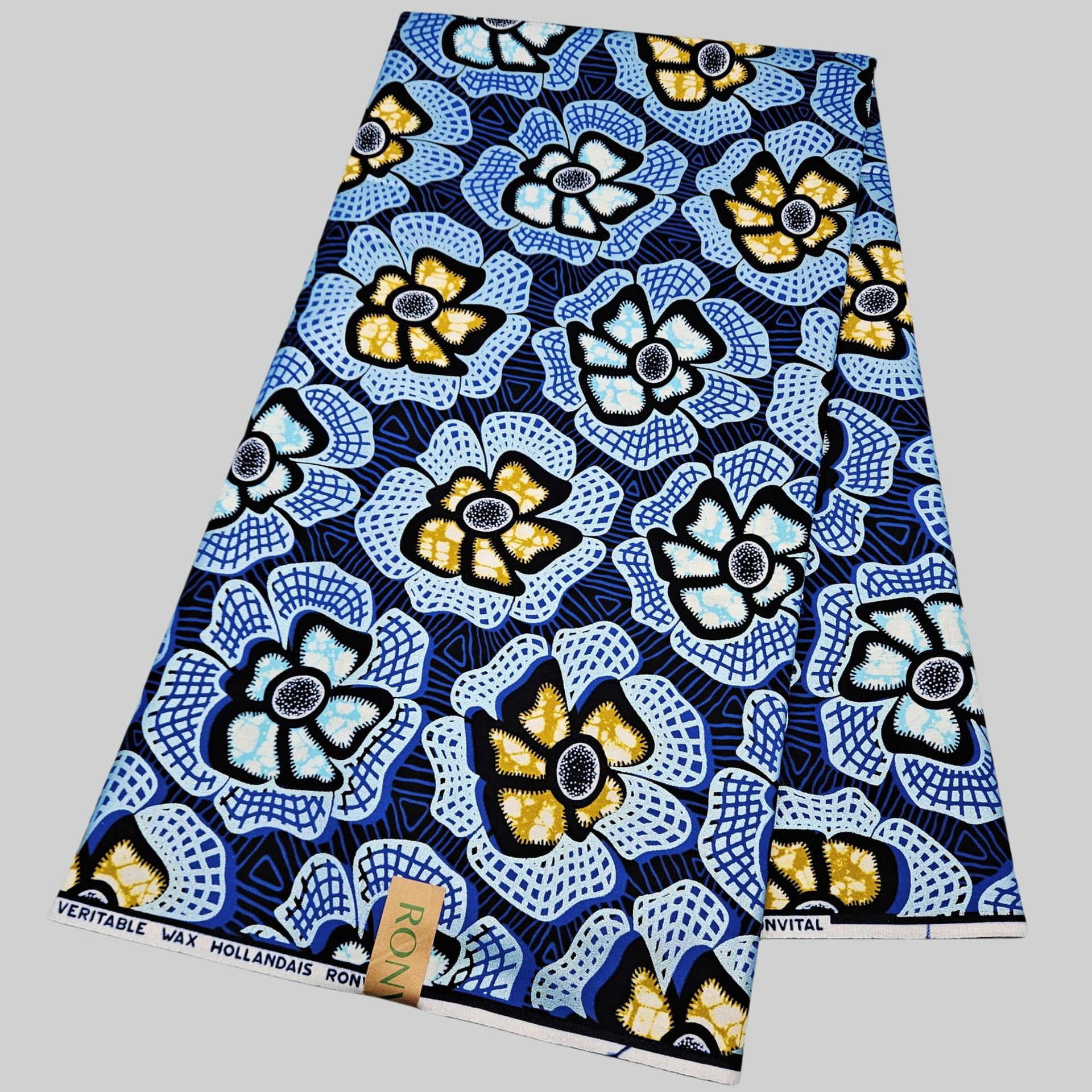 6Yards Long Blue Cotton Africa – Sewing Batik recenzja i cena