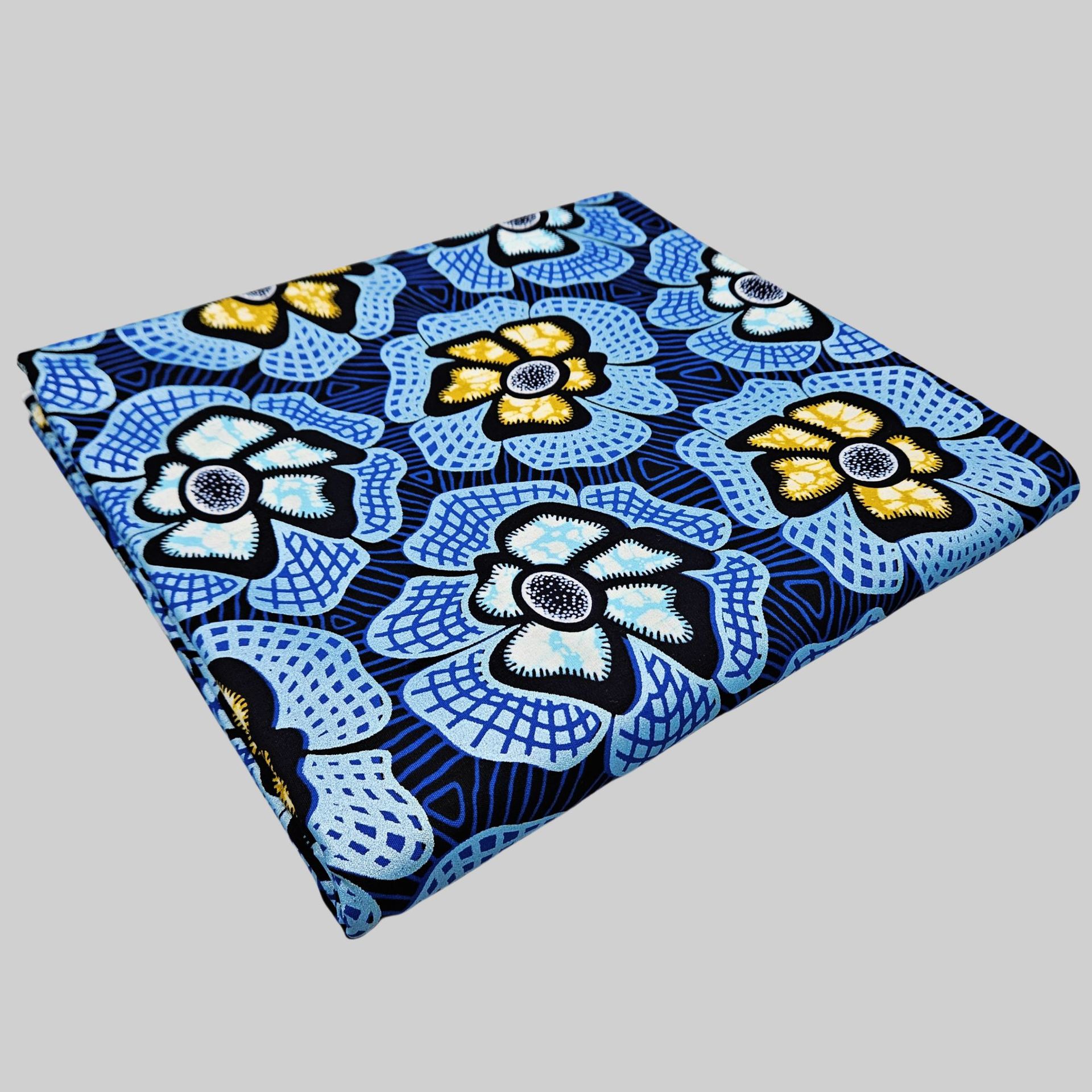 6Yards Long Blue Cotton Africa – Sewing Batik recenzja i cena
