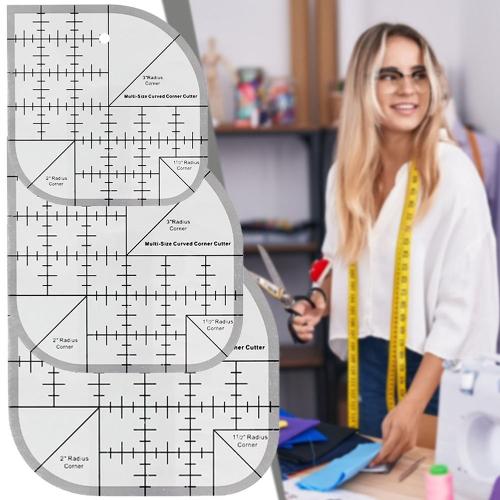 Non Slip Curved Corner Cutter  – Quilting Ruler Square recenzja i cena