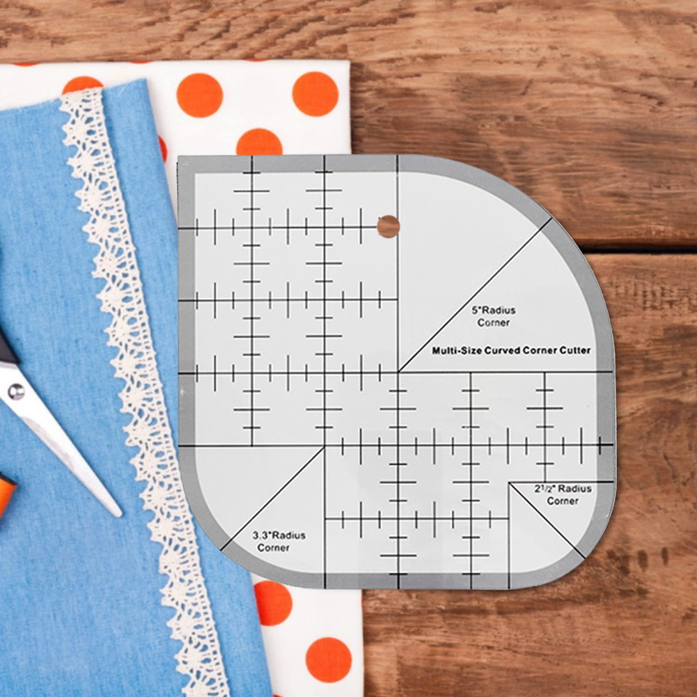 Non Slip Curved Corner Cutter  – Quilting Ruler Square recenzja i cena