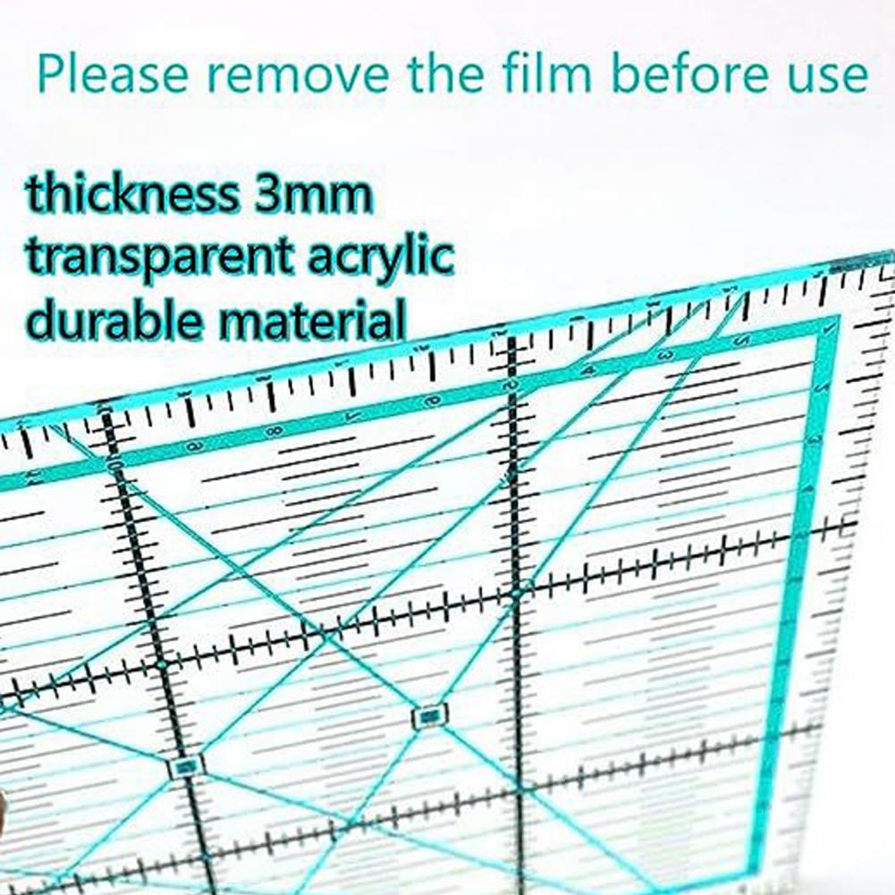 4Pcs Acrylic Quilting Ruler 4. – Quilting Ruler Square recenzja i cena