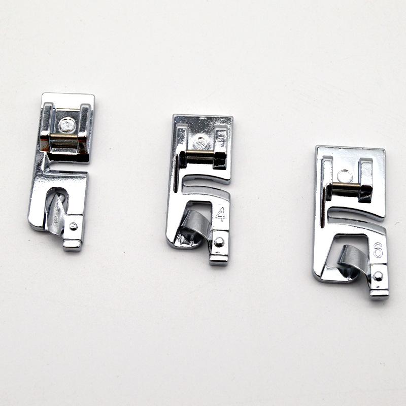 HOT! 3pcs 3mm, 4mm 6mm Narrow  – Rolled Hem Foot recenzja i cena
