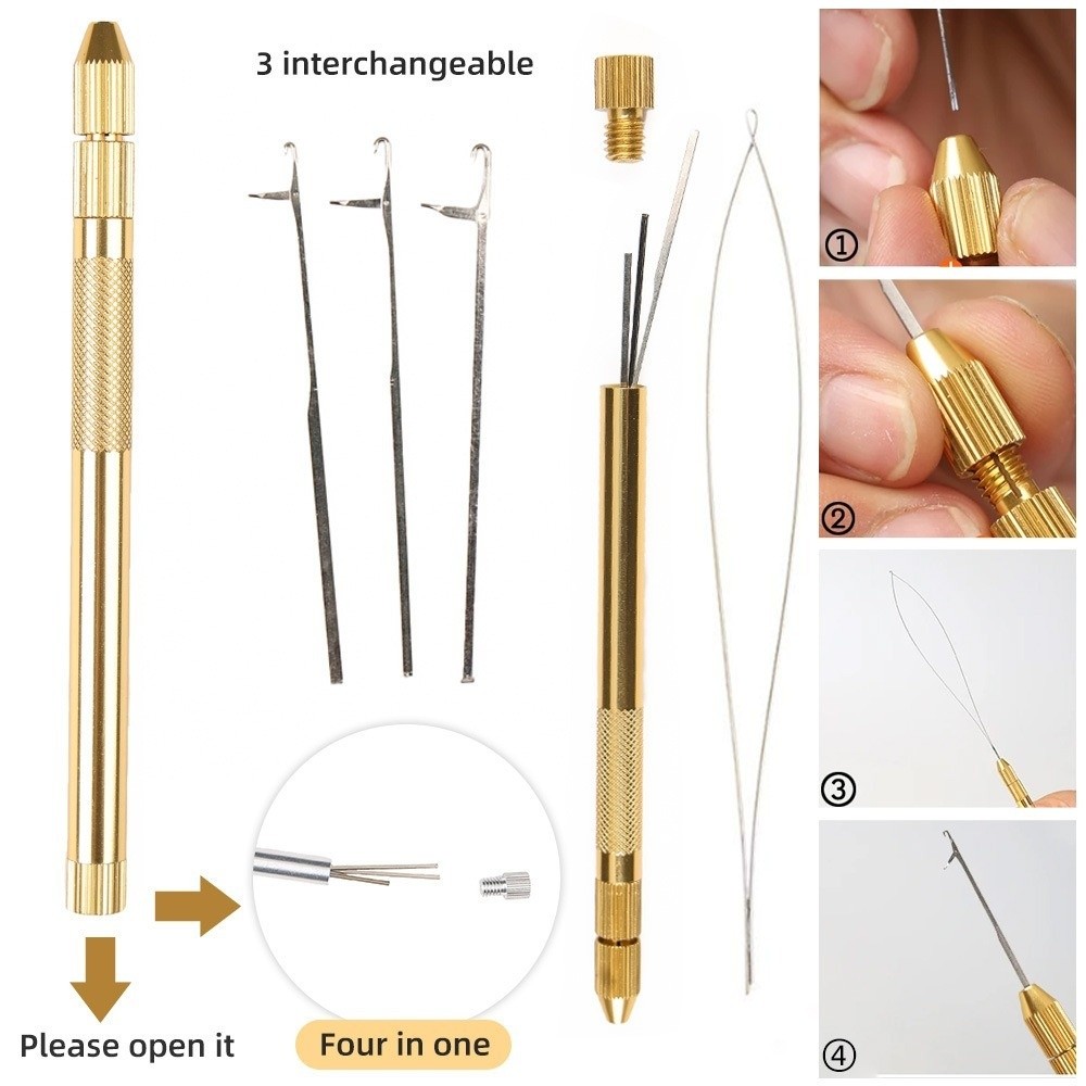 DIY 4-in-1 Hair Extension Tool – Needle Threader Tool recenzja i cena