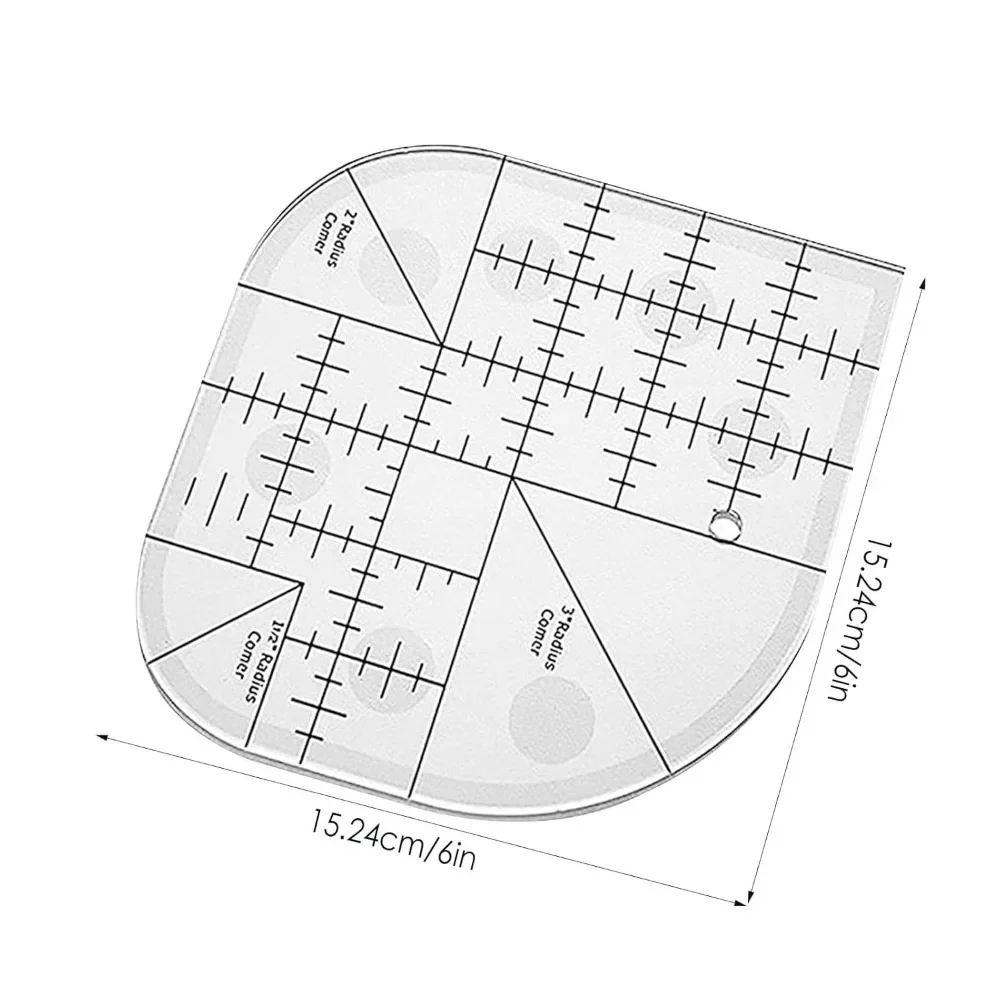 Sewing Quilt Ruler Curved Corn – Quilting Ruler Square recenzja i cena