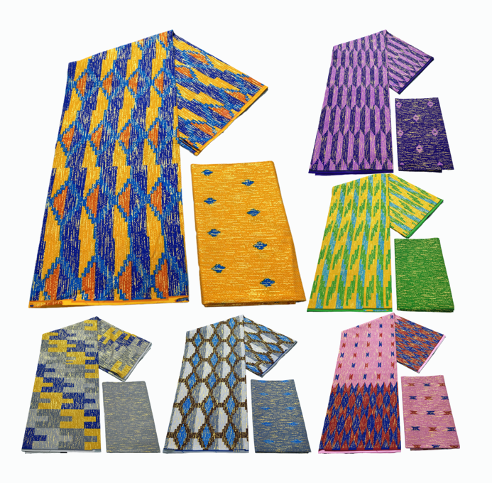 4+2 Yards African Ankara Golde – Sewing Batik recenzja i cena