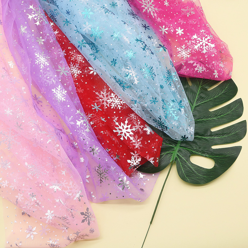 150cm*1yard/pc  Snowflake Prin – Textile And Sewing Supply recenzja i cena