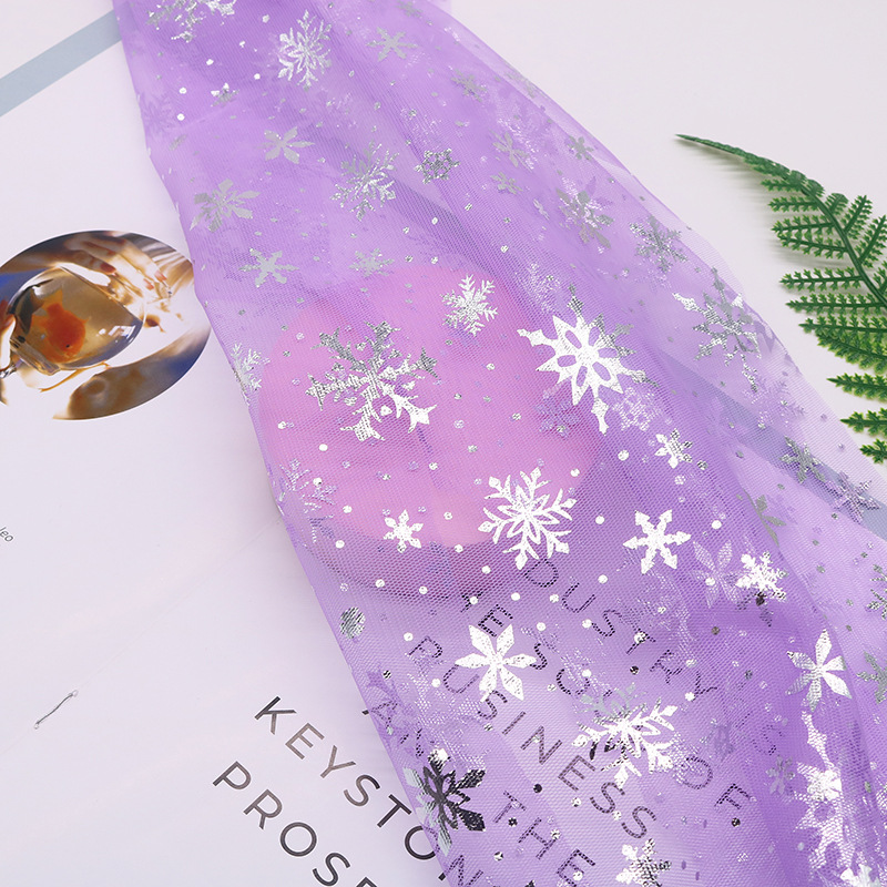 150cm*1yard/pc  Snowflake Prin – Textile And Sewing Supply recenzja i cena
