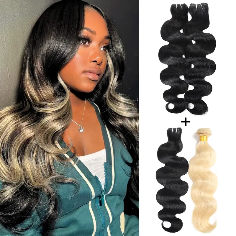 1B/613 Blonde Body Wave Bundle – Sewing Lab recenzja i cena