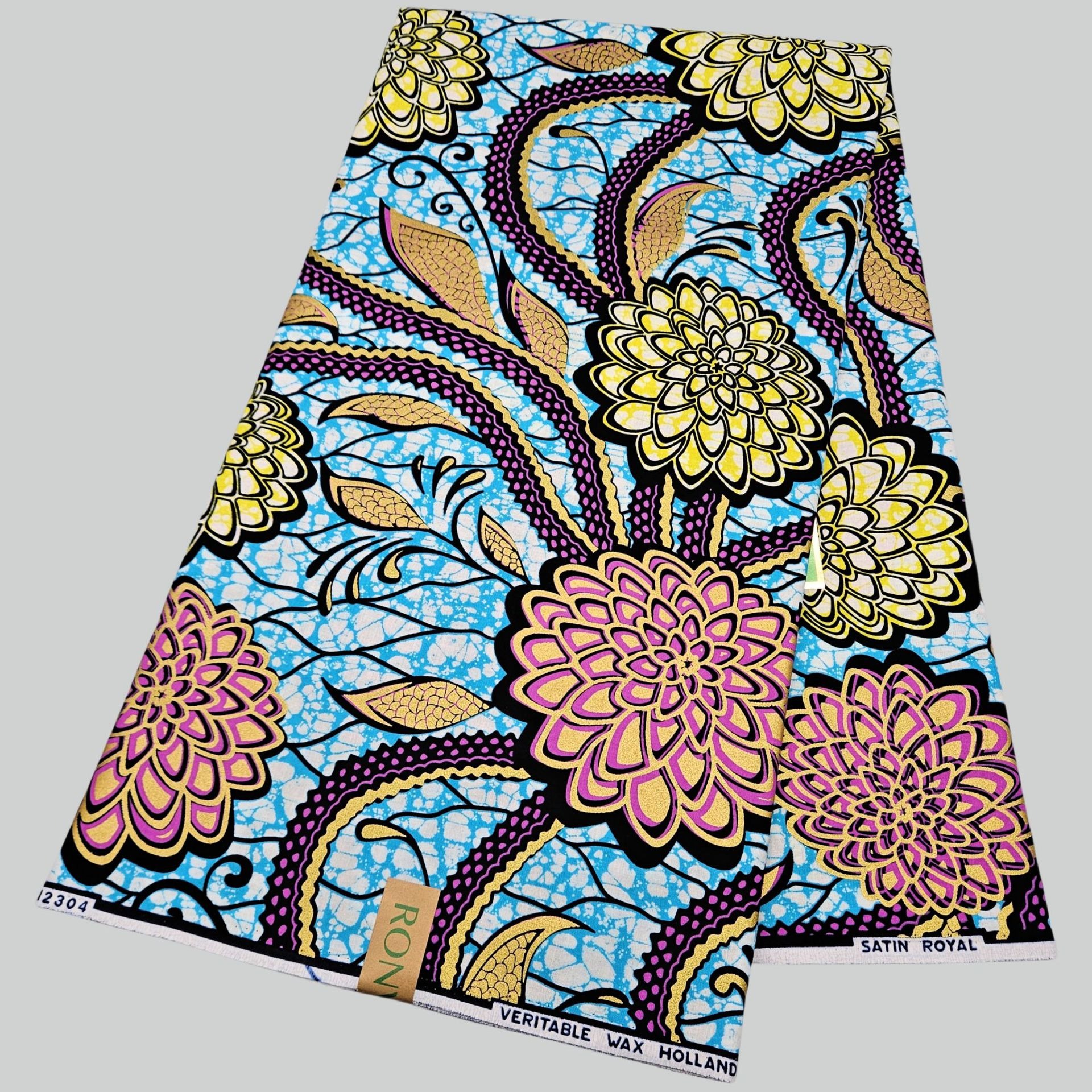 46Inch Wide 6Yards Long Floral – Sewing Batik recenzja i cena