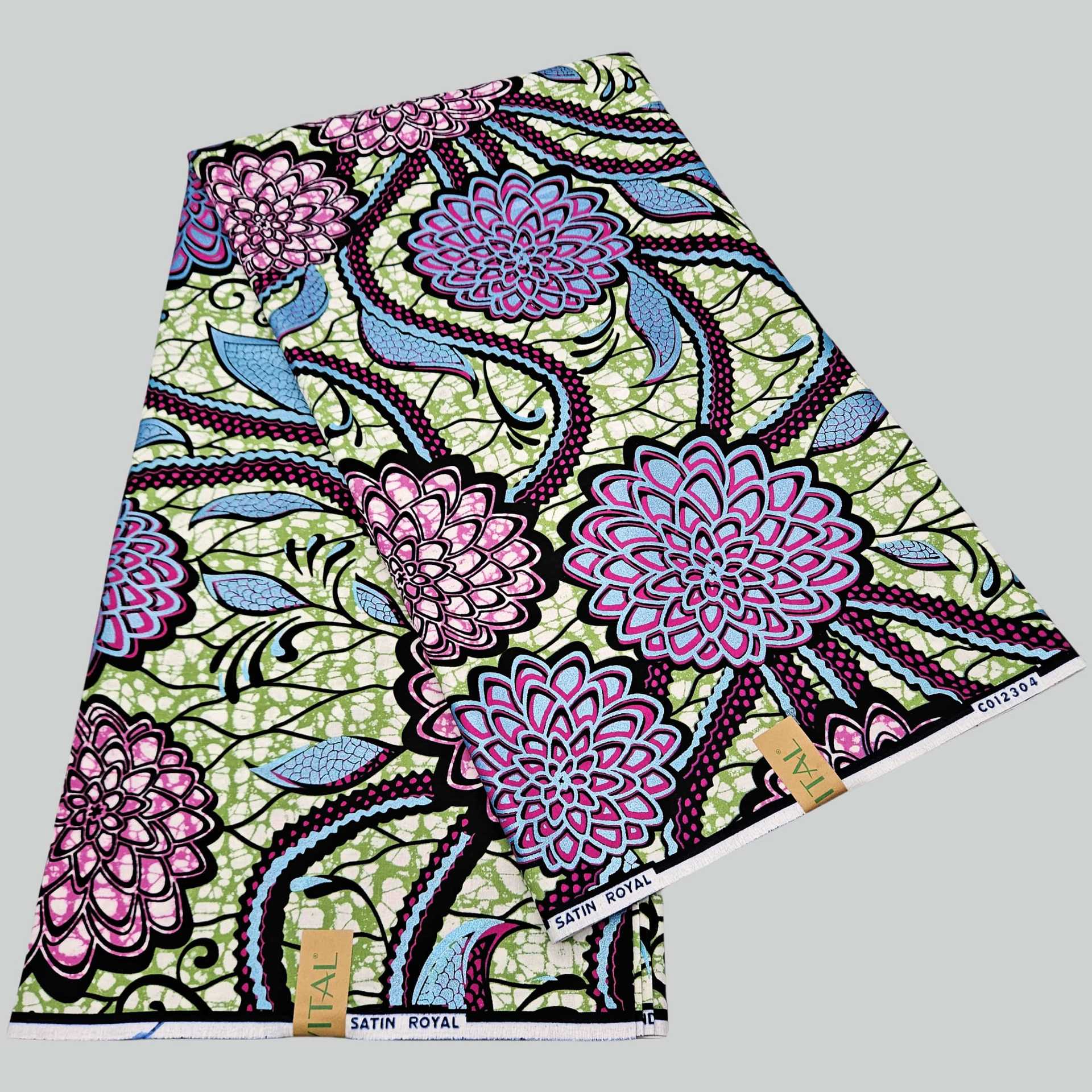 46Inch Wide 6Yards Long Floral – Sewing Batik recenzja i cena