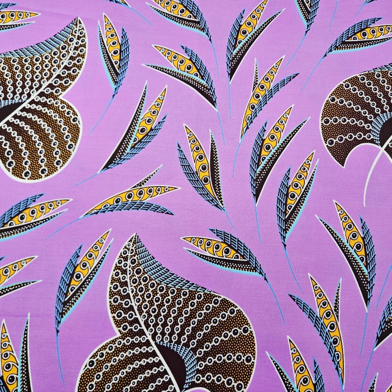 46Inch * 6Yards Purple African – Sewing Batik recenzja i cena