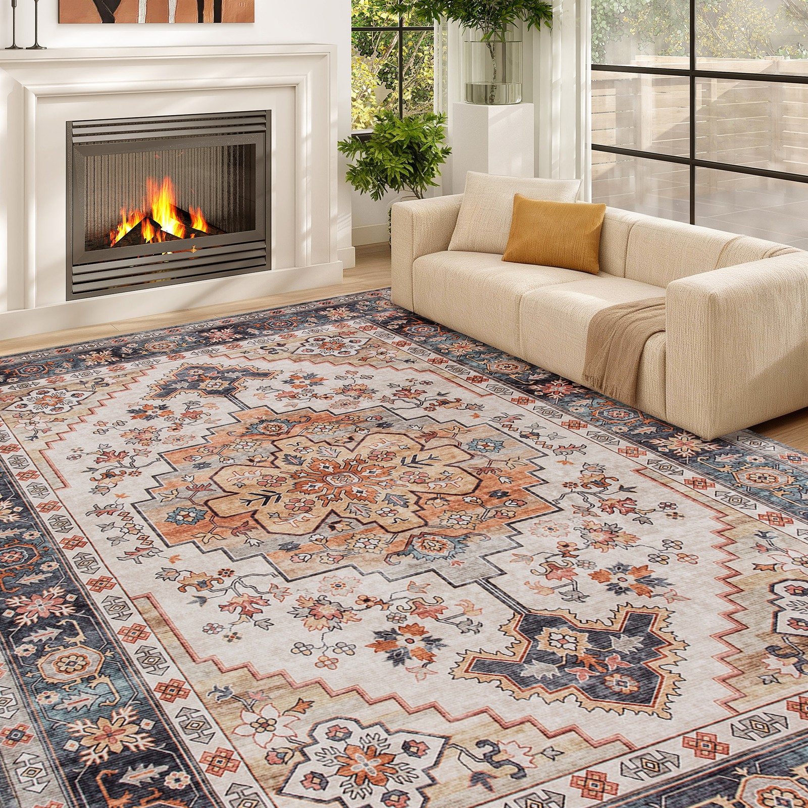 Area Rug 5x7, Machine Washable – Century Textile & Sewing Supply Avenue C North Saskatoon Sk recenzja i cena