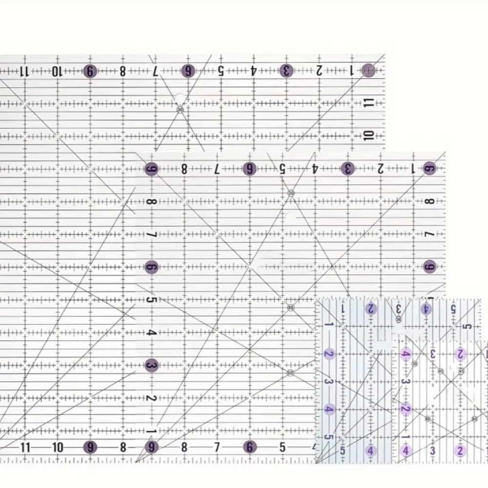 4pcs Square Acrylic Quilting R – Quilting Ruler Square recenzja i cena