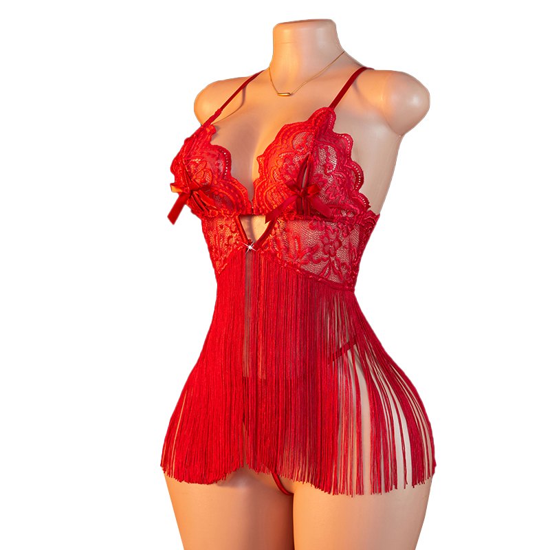 Transparent Lace Women Red Str – Sewing Nylon recenzja i cena