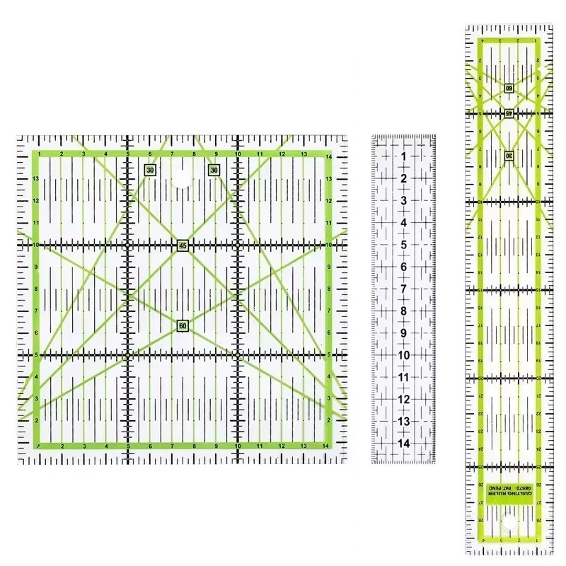 1/2pcs 15cm Quilting Patchwork – Quilting Ruler Square recenzja i cena