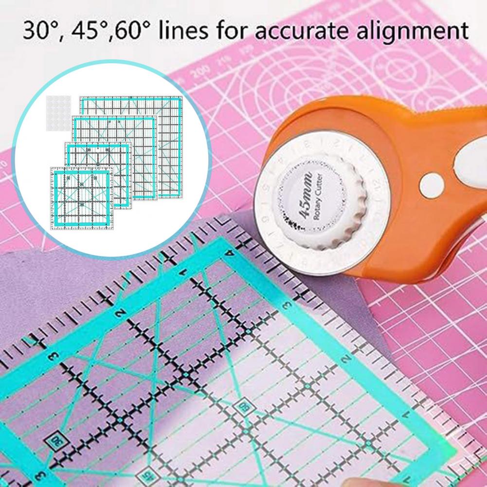 4Pcs Acrylic Quilting Ruler Sq – Quilting Ruler Square recenzja i cena