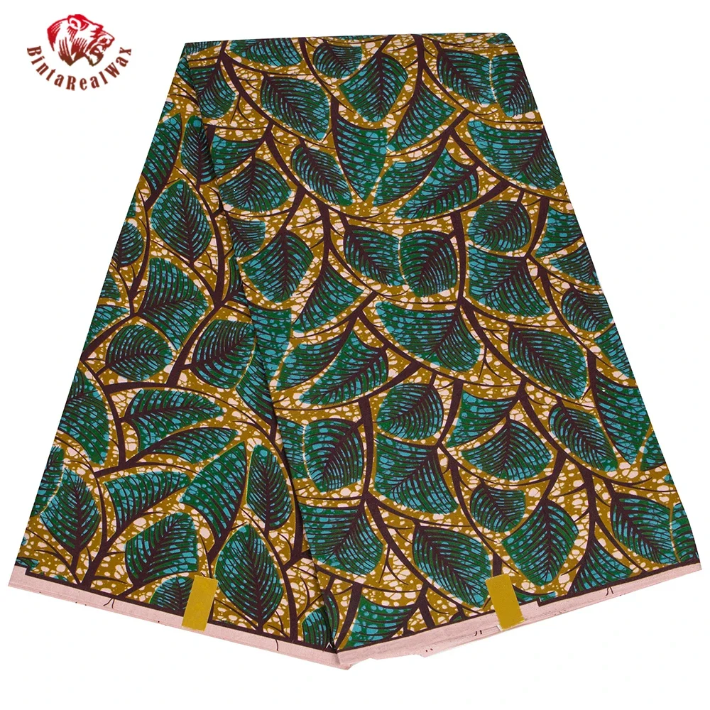 Ankara African Print Leaf Patt – Sewing Batik recenzja i cena