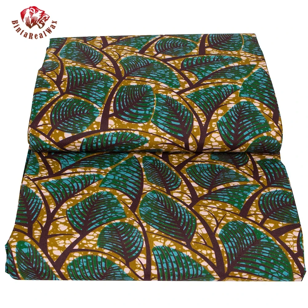 Ankara African Print Leaf Patt – Sewing Batik recenzja i cena