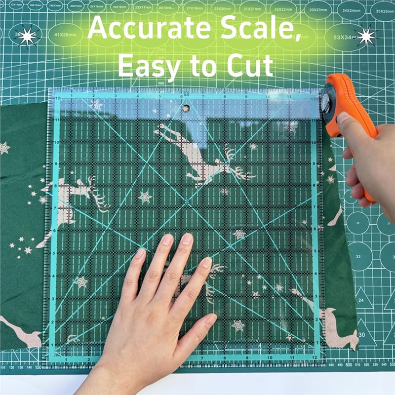 A25F-Blue 7-Piece Collar Ruler – Quilting Ruler Square recenzja i cena