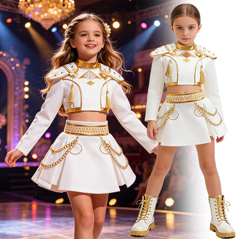 Girls White And Gold Cosplay C – Shoulder Pad Set In recenzja i cena