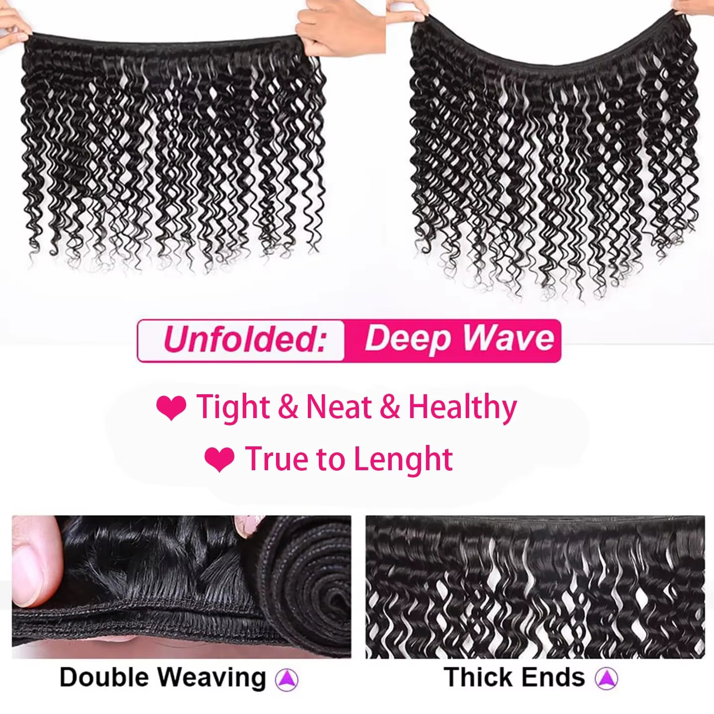 Deep Wave Burmese Human Hair B – Sewing Lab recenzja i cena