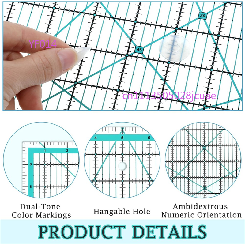 A76X Creative Grid Quilting Ru – Quilting Ruler Square recenzja i cena