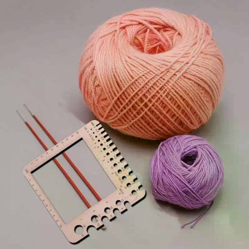 Wood Knitting Needle Gauge Squ – Sewing Lab recenzja i cena